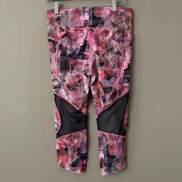 Lululemon On Pace 21” Crop Nulux - 8 Sun Dazed Multi Pink - Picture 4 of 6